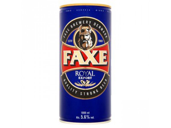 Faxe Royal export светлое пиво 1 л